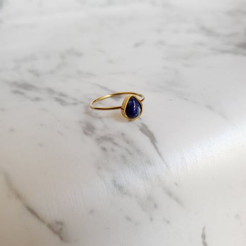 Anillo Angélica con Lapislázuli