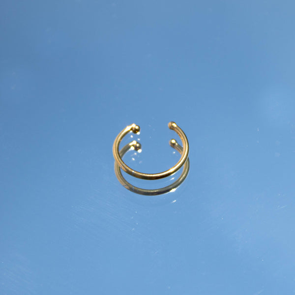 Caracola mini fundida en plata